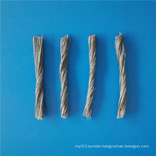 Polypropylene PP Twisted Fiber for concrete reinforcement